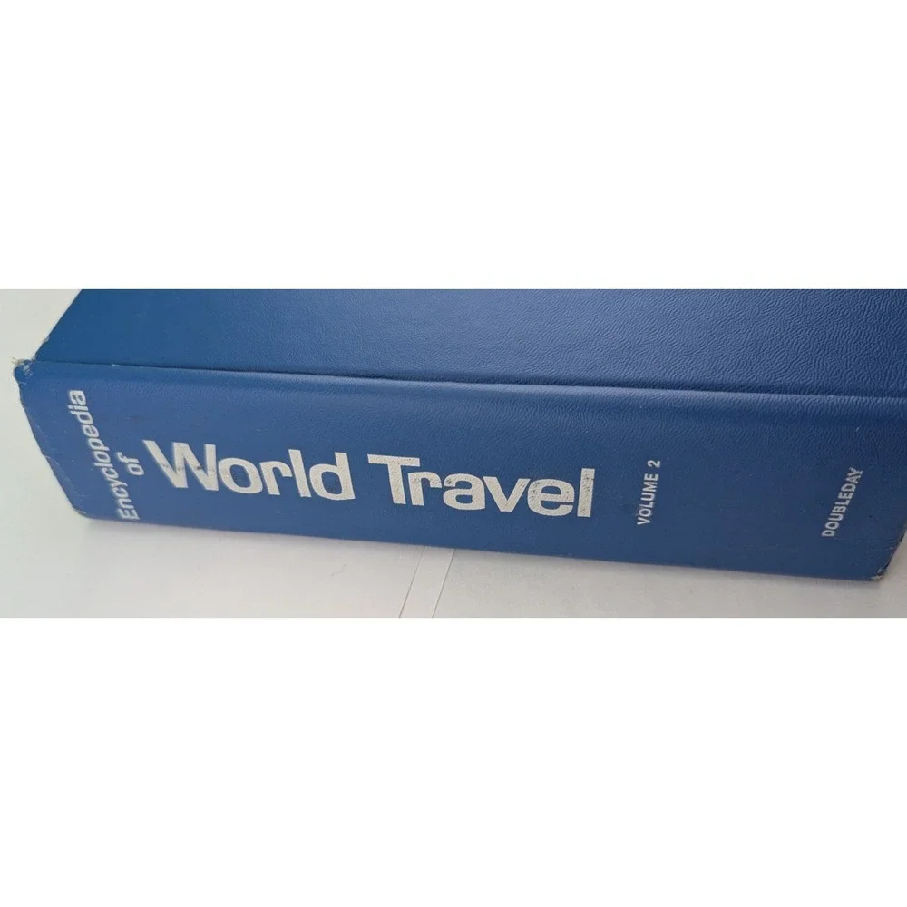 Encyclopedia of World Travel (2‑Volume Set) 1961 Doubleday Hardcover